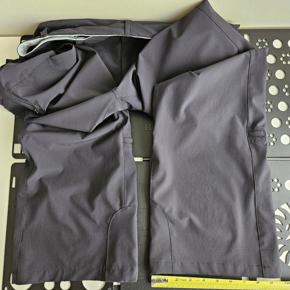REI Sahara Path Cargo Pant Womens 14 Dark Gray Charcoal Roll Tab Hiking Outdoor - Picture 7 of 16